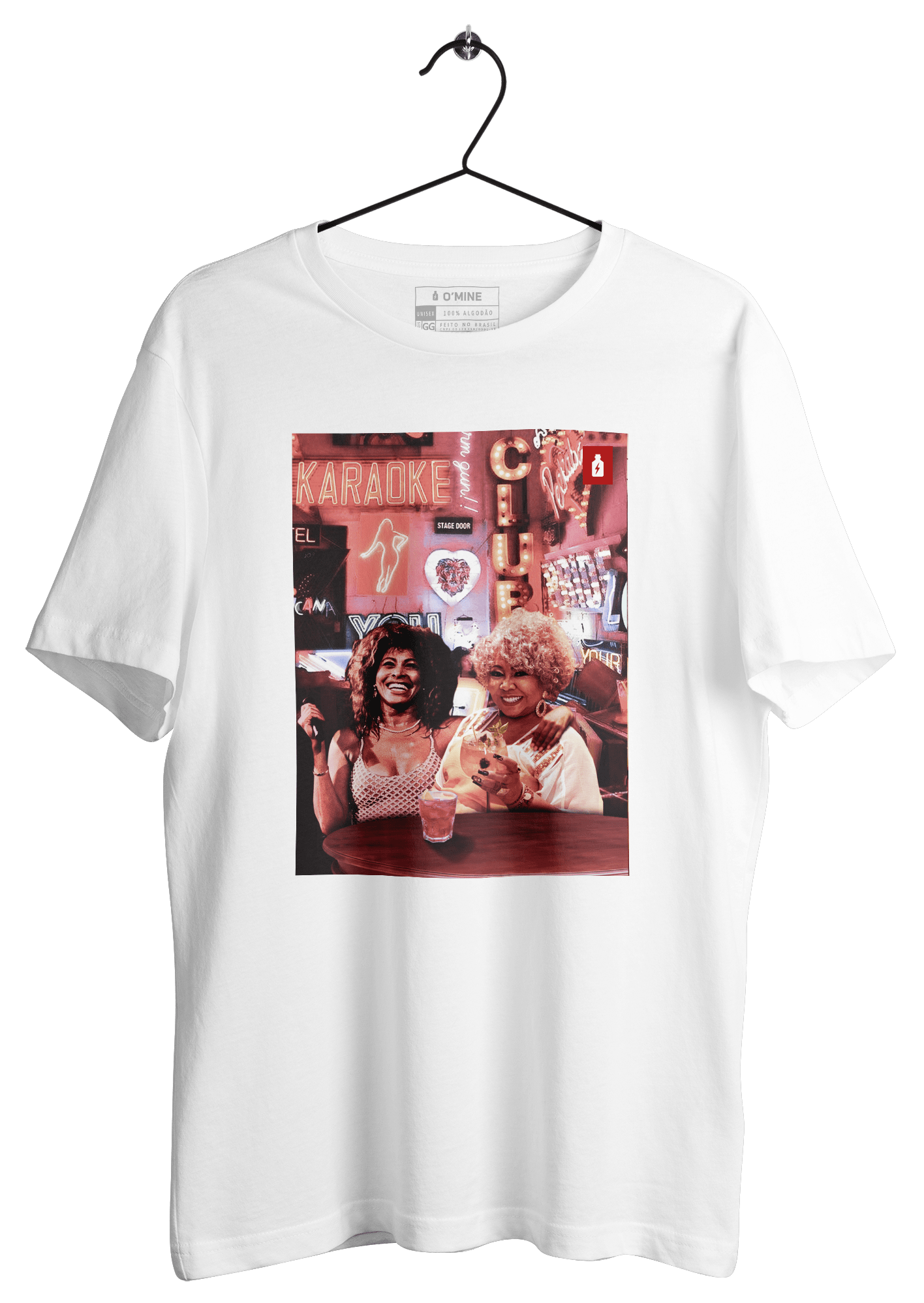 Camiseta Tina Turner & Marrom - PEÇA DE MOSTRUÁRIO