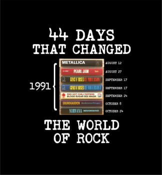 Camiseta 44 Days 1991