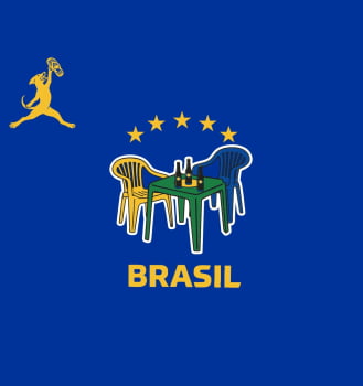 Camiseta Azul do Brasil