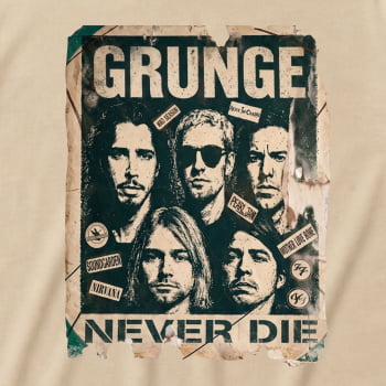 Camiseta Cartaz Grunge Camiseta Cartaz Grunge