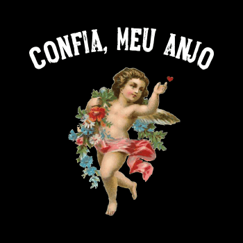 Camiseta Confia Meu Anjo Camiseta Confia Meu Anjo