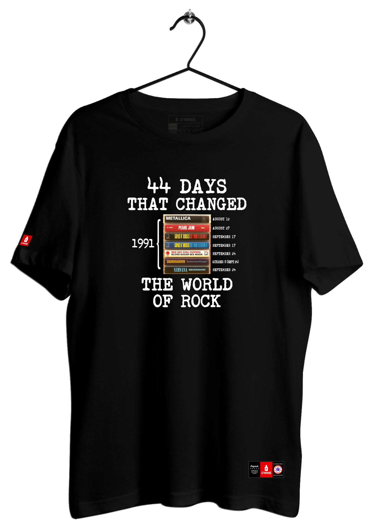 Camiseta 44 Days 1991