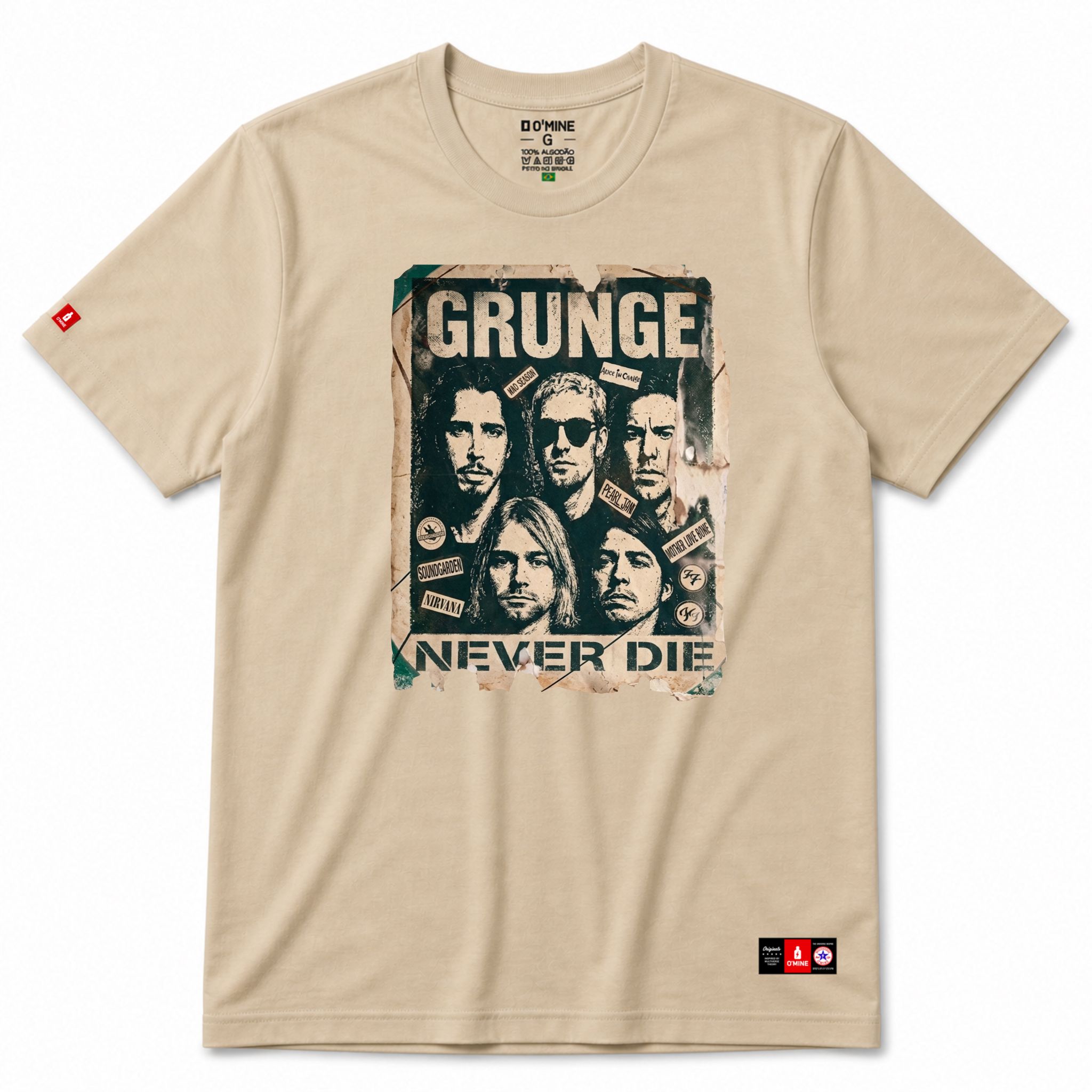 Camiseta Cartaz Grunge