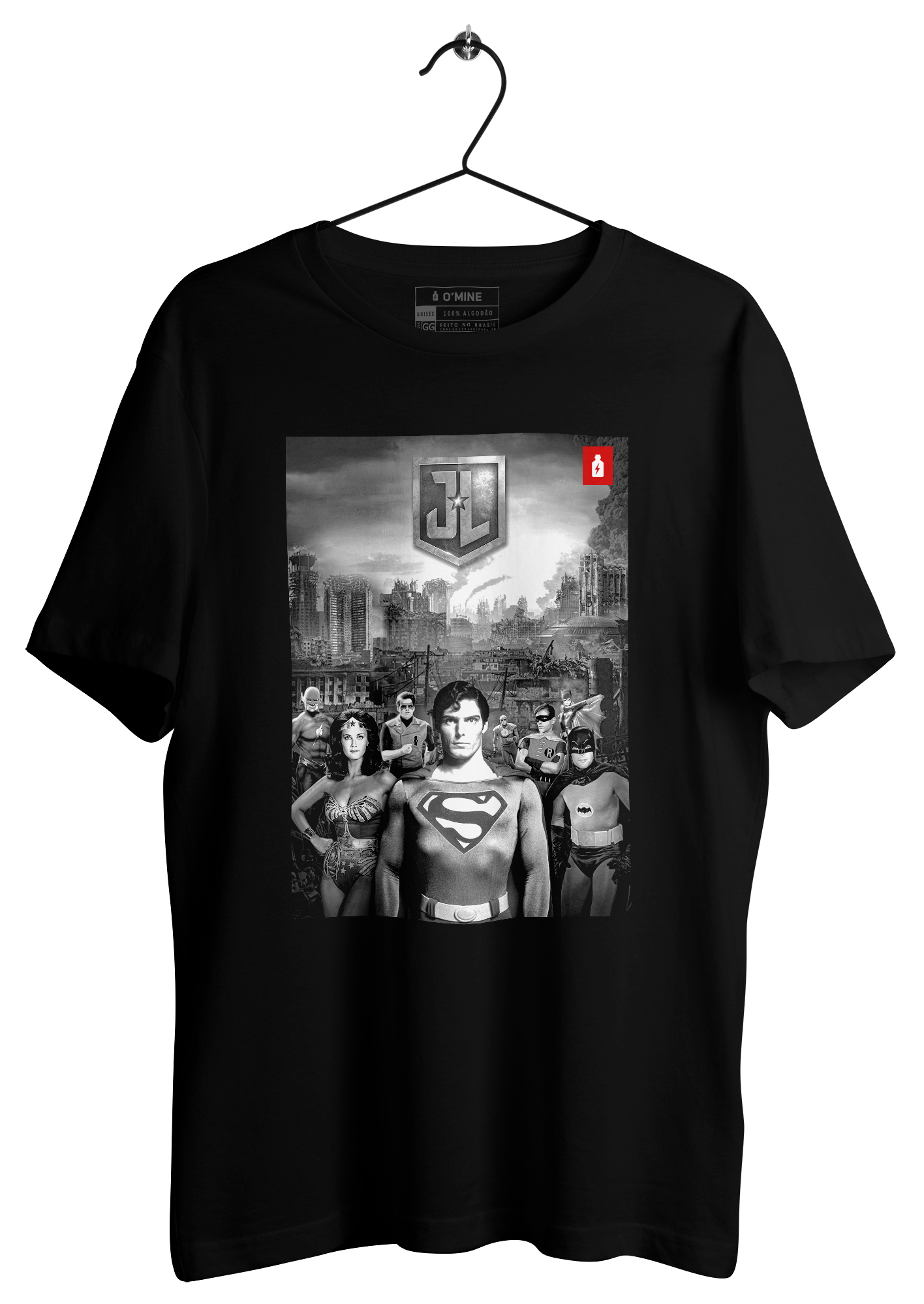 Camiseta Justice League Old School