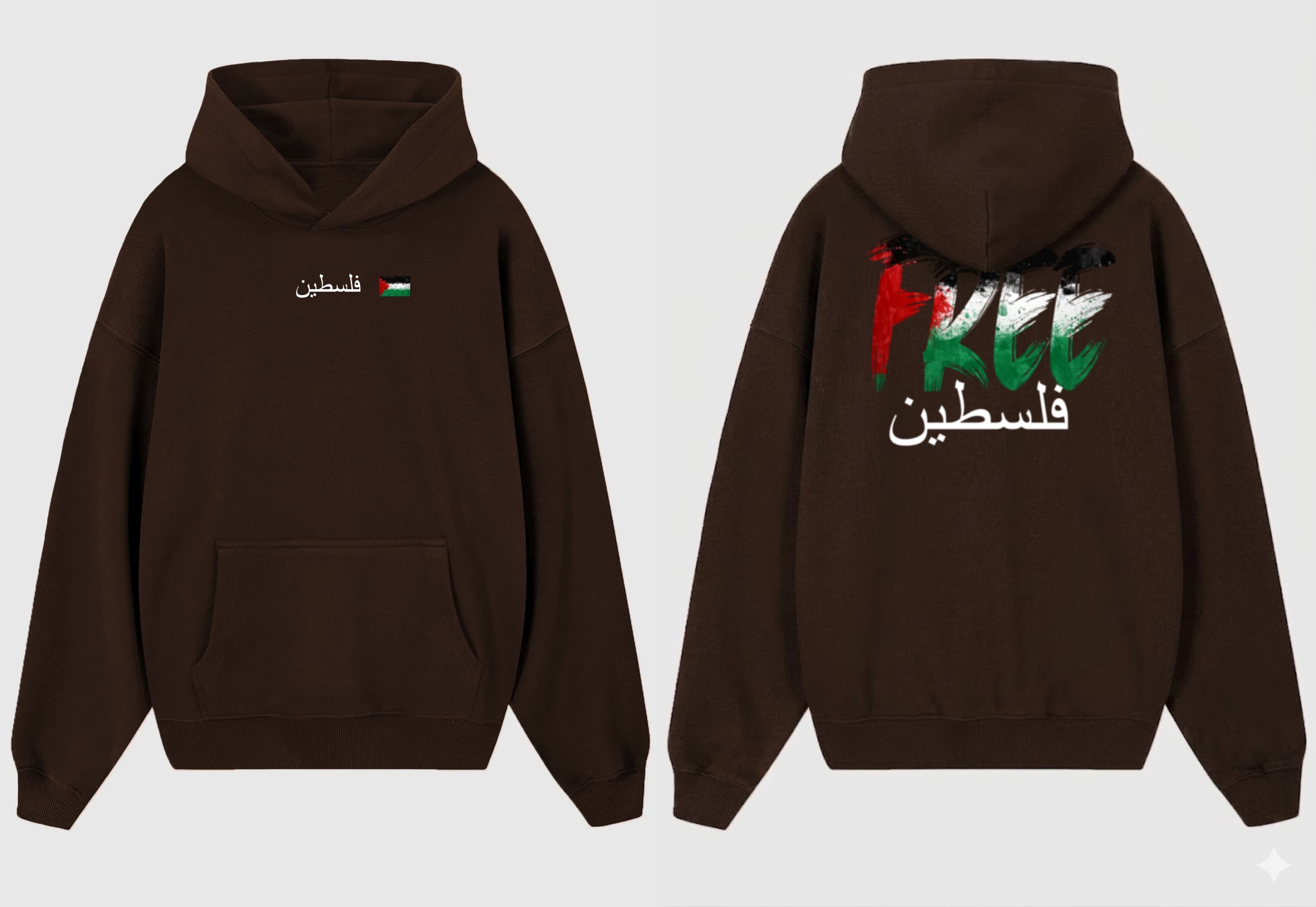 Moletom Canguru Free Palestine